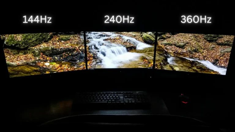 Comparație 144Hz vs 240Hz vs 360Hz monitor gaming