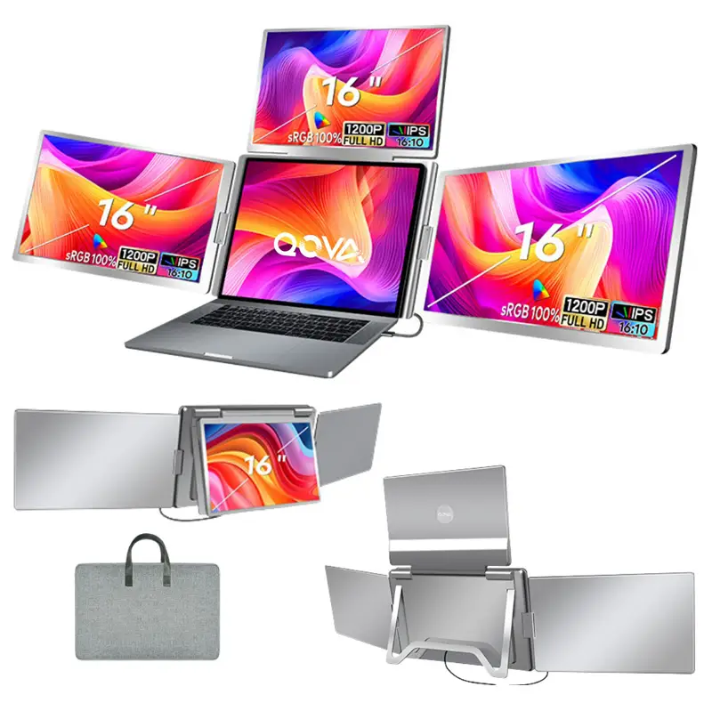 Monitor extensibil QOVA Quad-Screen