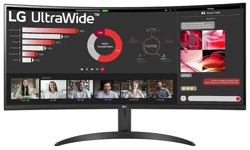 Monitor LG 34WR50QK-B